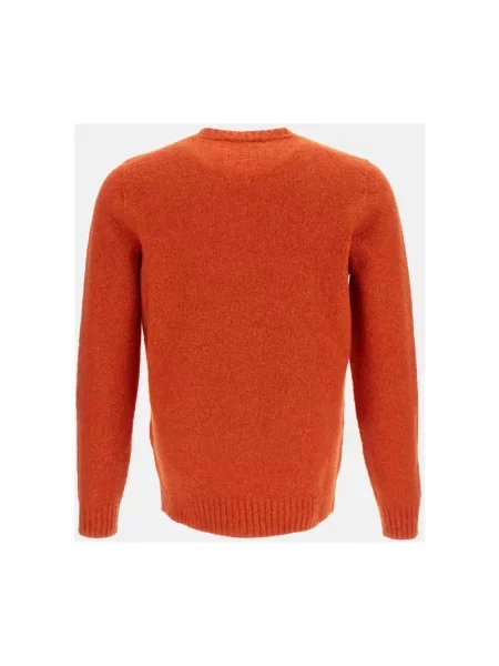 Sweter Drumohr wełniany pomarańczowy