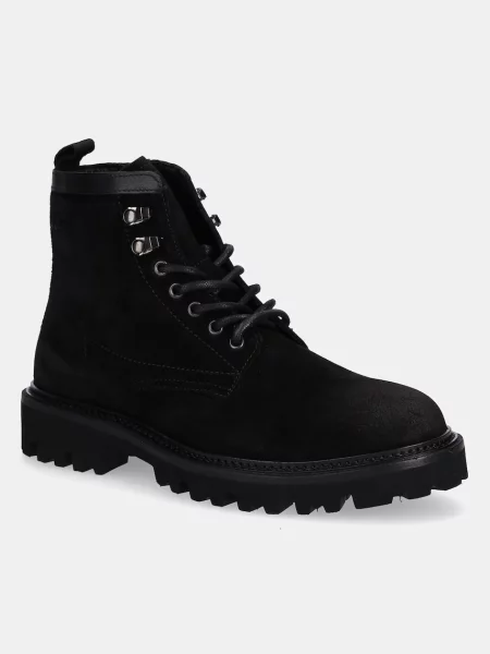 BOSS pantofi de piele întoarsă Julyo negru