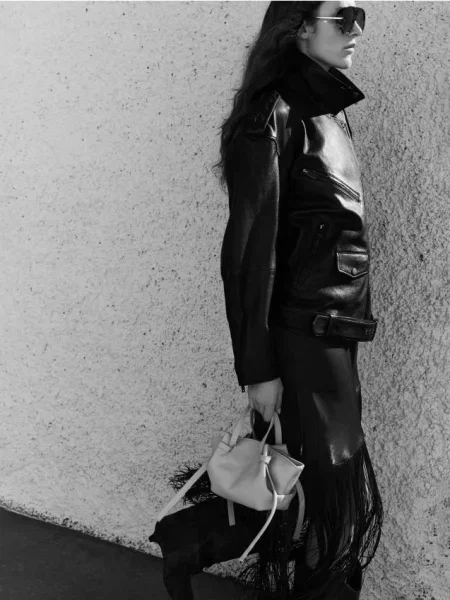 Reserved Torebka shopper kremowy