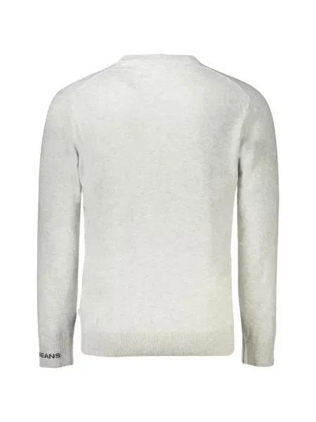 Pulover Pepe Jeans cu decolteu rotund gri