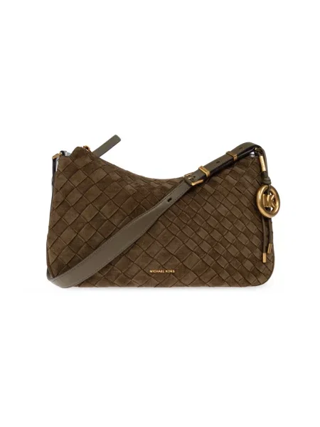 Torebka hobo Michael Michael Kors zamszowa zielona