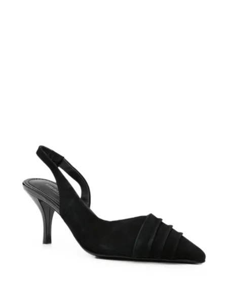 Bateliai Sergio Moretti Firenze su raukiniais slingback juoda