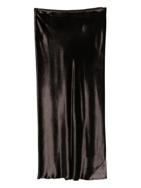 Fustă Dorothee Schumacher de catifea negru