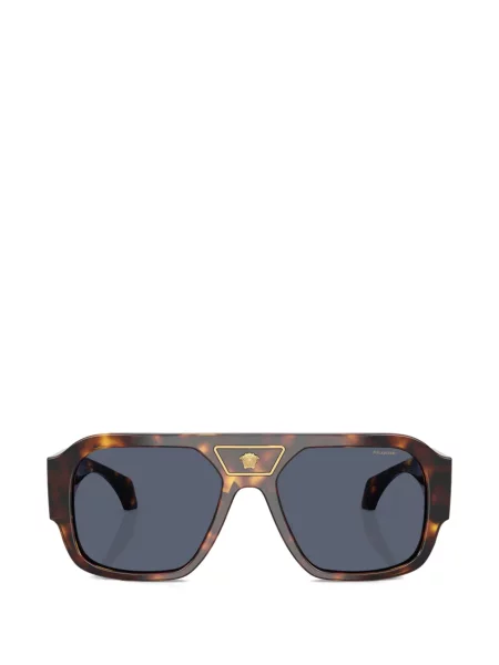 Ochelari de soare Versace Eyewear cu autograf maro