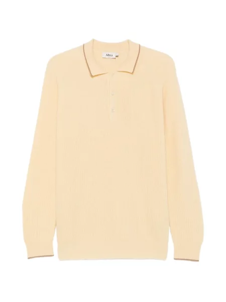Tricou polo Altea tricotate galben