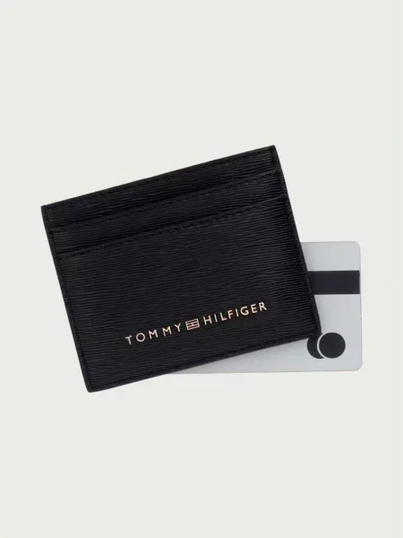 Tommy Hilfiger etui na karty z imitacji skóry czarny