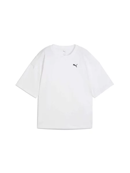 Футболка PUMA Wardrobe Ess Oversized Tee комбінований верх білий