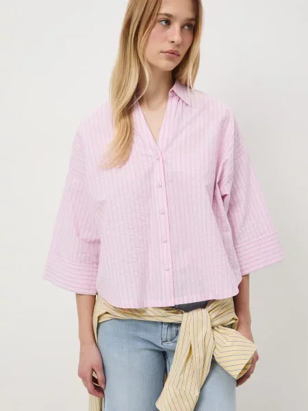 Medicine koszula z różowa
