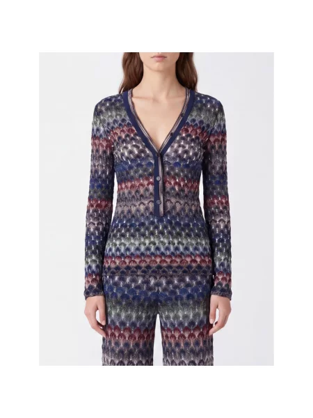Bluzka Missoni z dekoltem w serek