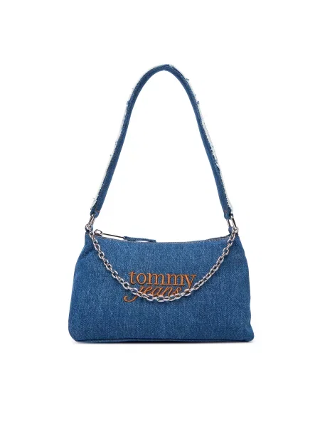 Tommy Jeans Ročna torba Tjw Cool Denim Shoulder Bag modra
