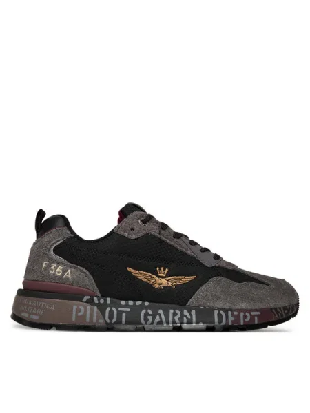 Маратонки Aeronautica Militare SNEAKERS мъжки черно