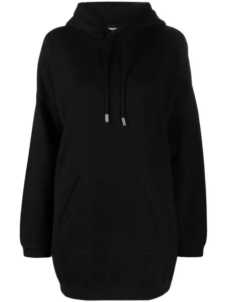 Hanorac cu glugă Dsquared2 cu imagine negru