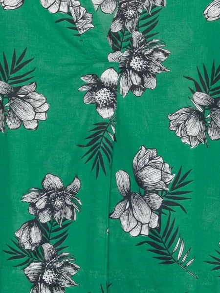 Bluză Marc O'polo cu model floral cu imagine cu decolteu în V verde