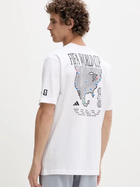 Adidas komplet dresowy z bawełną niebieski