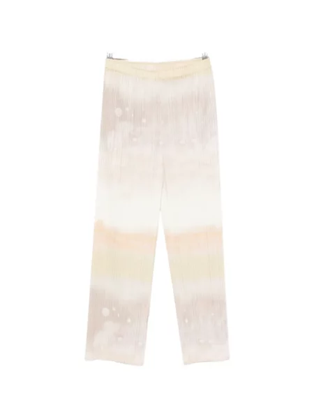 Pantaloni Pleats Please Issey Miyake cu legături