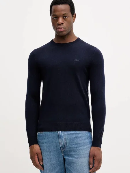 Guess pulover din amestec de mătase DANIEL