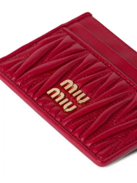 Piniginė Miu Miu raudona