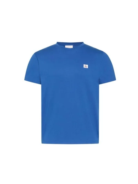 Póló Calvin Klein Jeans Ss Badge Jersey Classic Tee Classic Blue XL kék