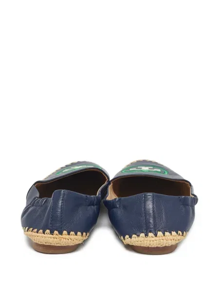 Espadrile Tory Burch cu autograf albastru