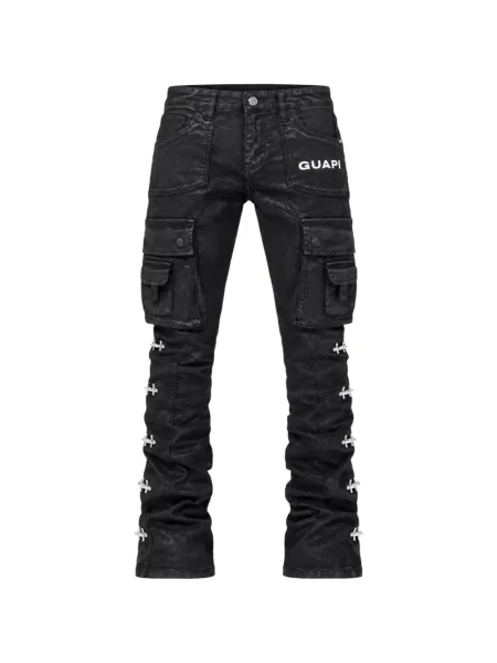 Ceruit pantaloni cargo Guapi negru