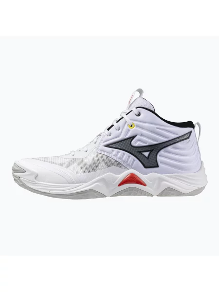 Členkové topánky Mizuno biela