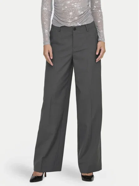 ONLY Pantaloni din Lalana Wide Leg gri