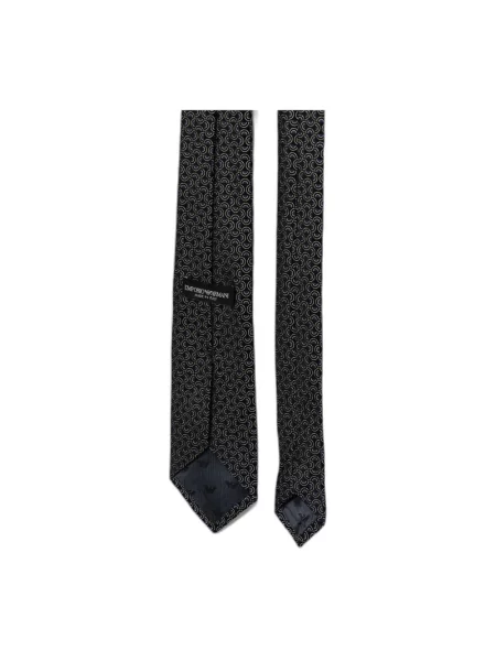 Krawat Emporio Armani żakardowy niebieski