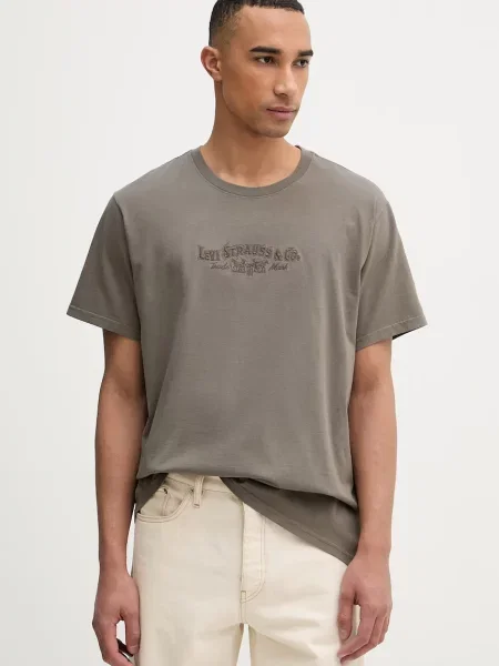 Levi's basic tričko RELAXED FIT TEE zelené