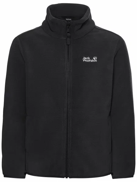 Дитяча Флісова кофта Jack Wolfskin чорний