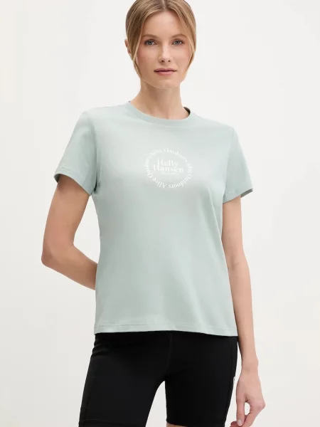 Helly Hansen t-shirt CORE GRAPHIC zielony