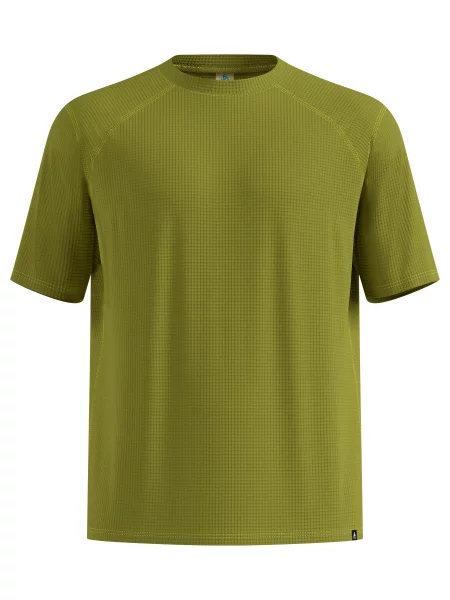 Koszulka z krótkim rękawem ODLO T-shirt crew neck s/s CUBIC zielona