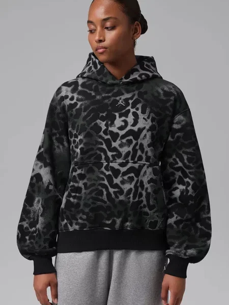 Jordan hanorac cu glugă pentru femei cu Brooklyn Fleece negru