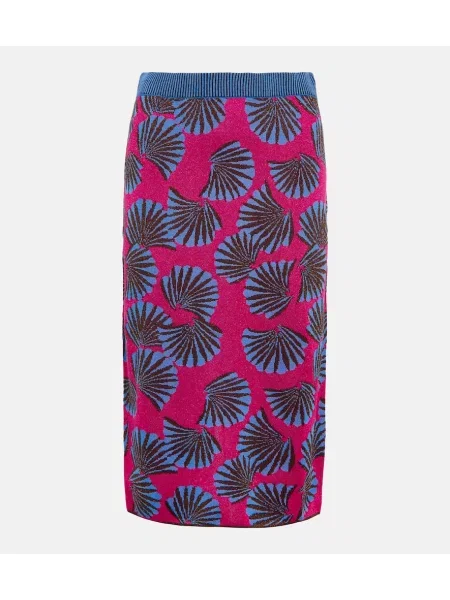 Fustă midi Diane Von Furstenberg tricotate până la genunchi