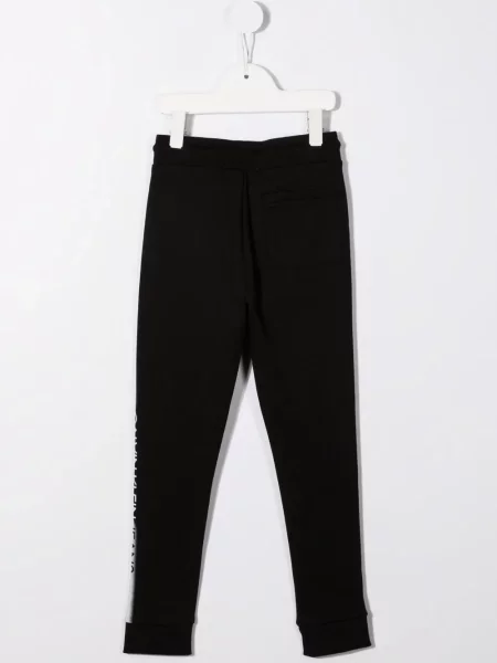 Dětské kalhoty jogger Calvin Klein černé