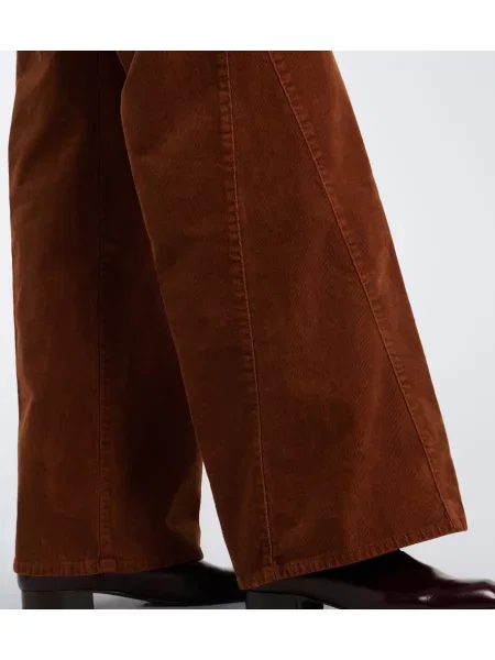Pantaloni 7 For All Mankind de catifea cord maro