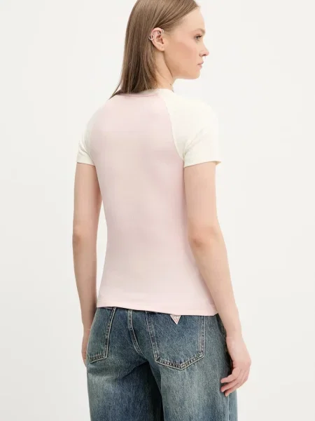 Футболка Guess Jeans рожевий