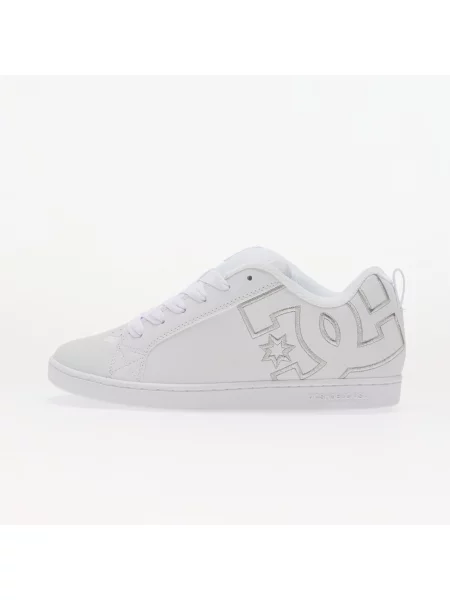Tenisky DC Court Graffik White/ Silver EUR bílé