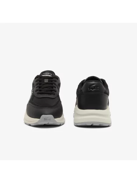 Lacoste Zamszowe Sneakersy Run Set czarny