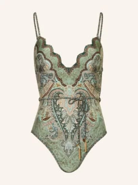 Zimmermann Strój Kąpielowy Wanderlust Z Ozdobnymi Perełkami gruen