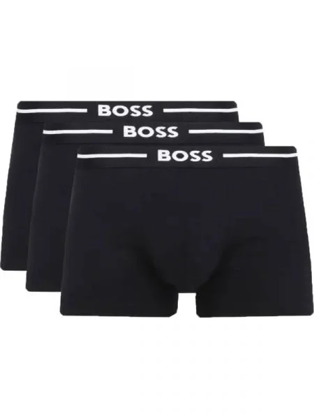 BOSS BLACK 3 db-os boxeralsó szett Trunk 3P Bold fekete