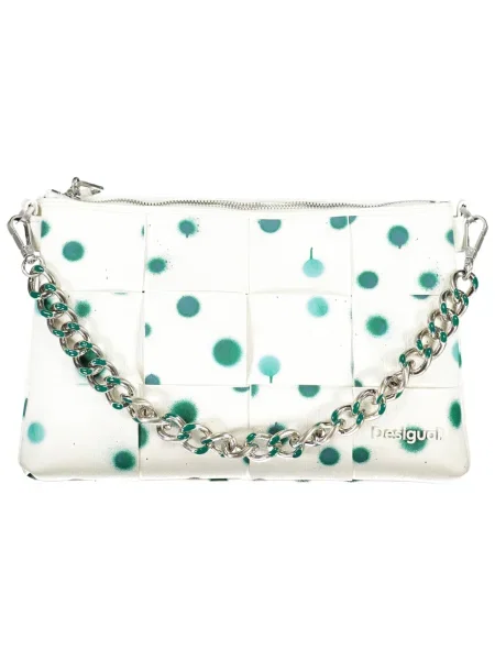 Geanta crossbody Desigual alb