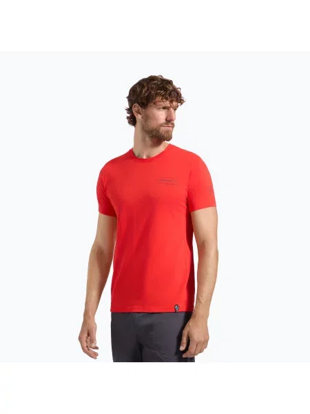 La Sportiva Mantra férfi póló mountain red/night sky. Méret: XL piros