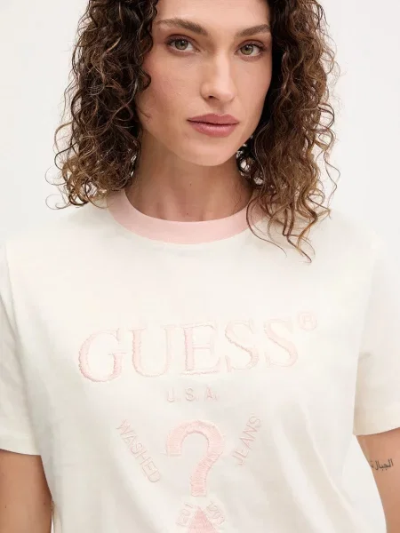 Футболка Guess бежевая