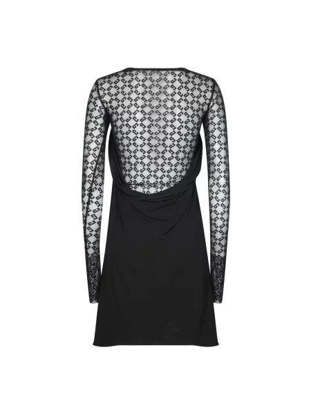 Sukienka Givenchy z długim rękawem z dżerseju elegancka czarna