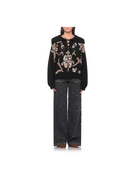 Sweter Etro wełniany czarny