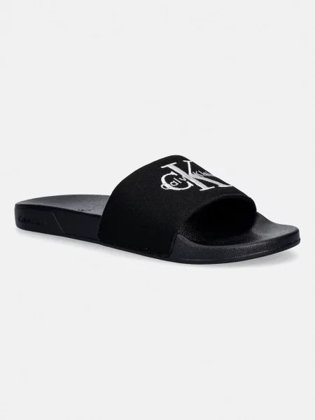 Klapki Calvin Klein Jeans czarne