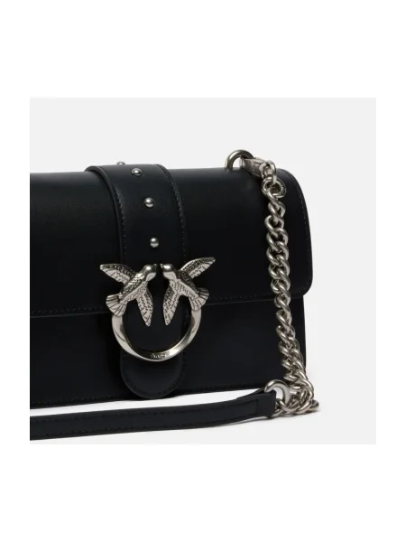 Elegáns Pinko Borsa kézitáska fekete