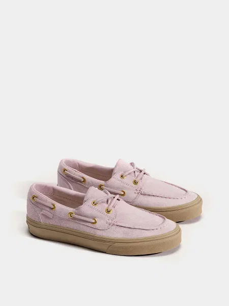 Кожаные мокасины Vans розовые