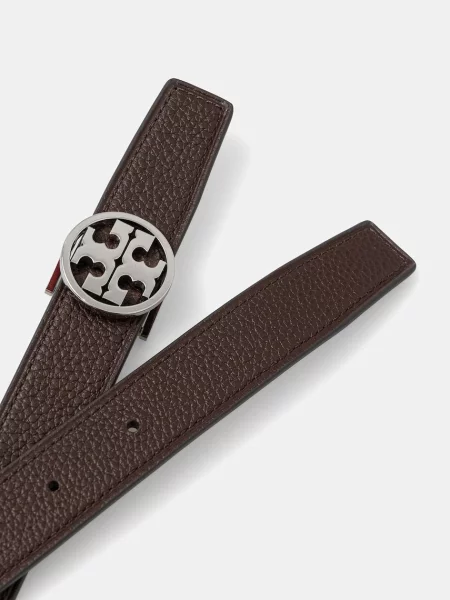 Кожаный ремень Tory Burch с ремешками двусторонний