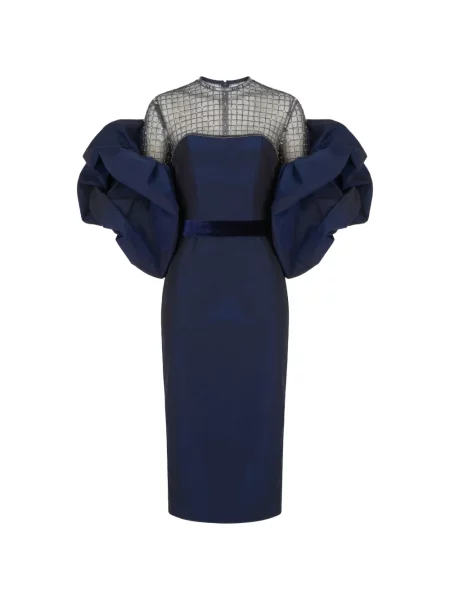 Rochie midi Gattinolli By Marwan albastru